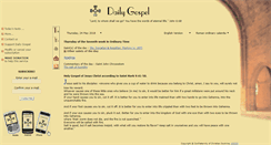 Desktop Screenshot of dailygospel.org